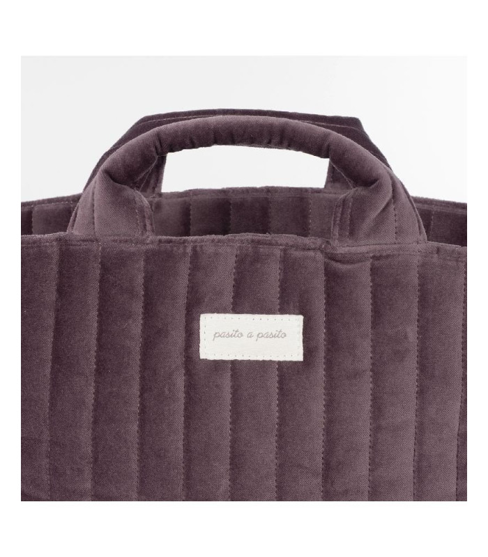 Bolsa Canastilla Cherry Velvet