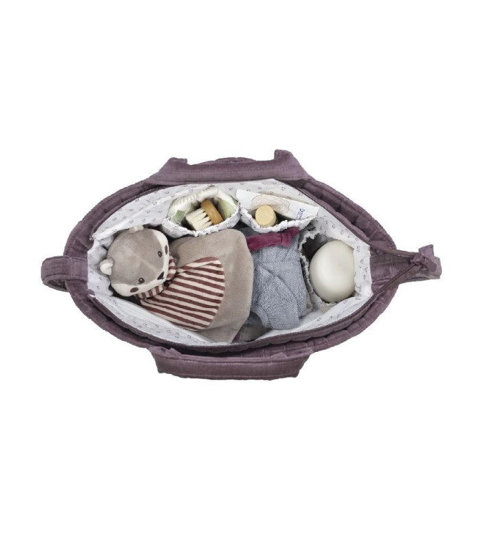 Bolsa Canastilla Cherry Velvet