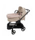 Cubre cuco dual + Sábana ajustable cuco Cherry Flores