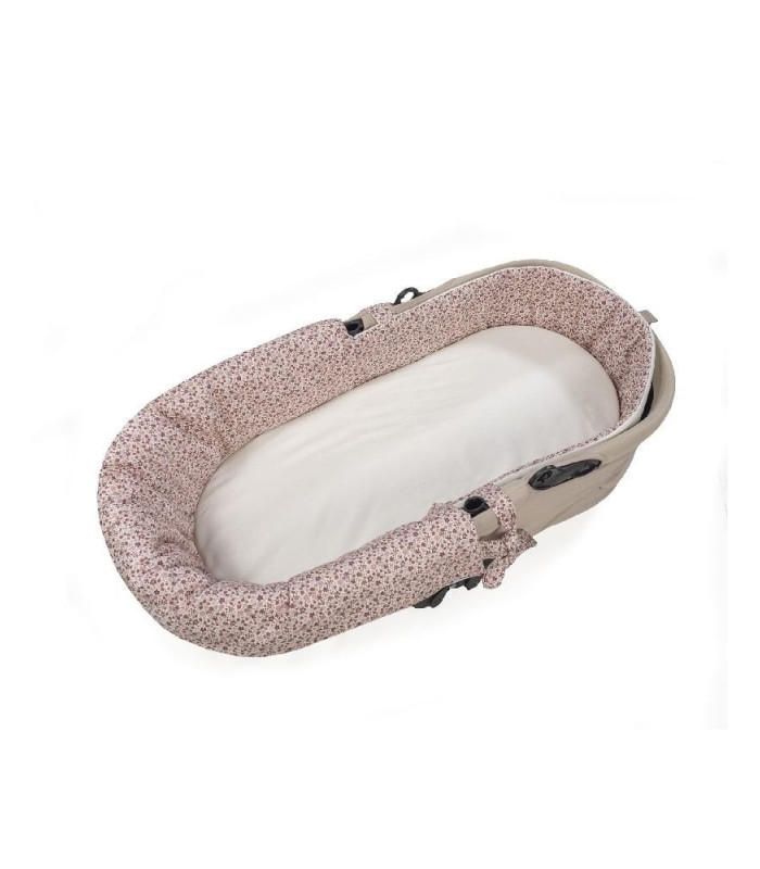 Cubre cuco dual + Sábana ajustable cuco Cherry Flores