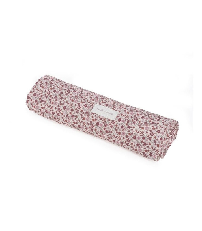 Sábana ajustable cuco muselina Cherry Flores