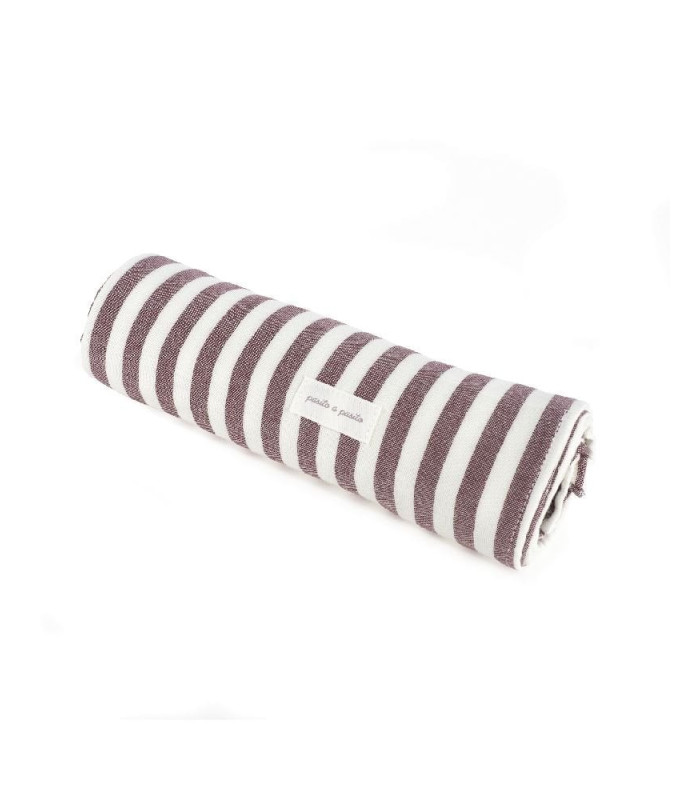 Muselina Cherry Rayas