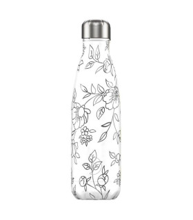 Botella Chilly Drawing Flores 500 Ml.