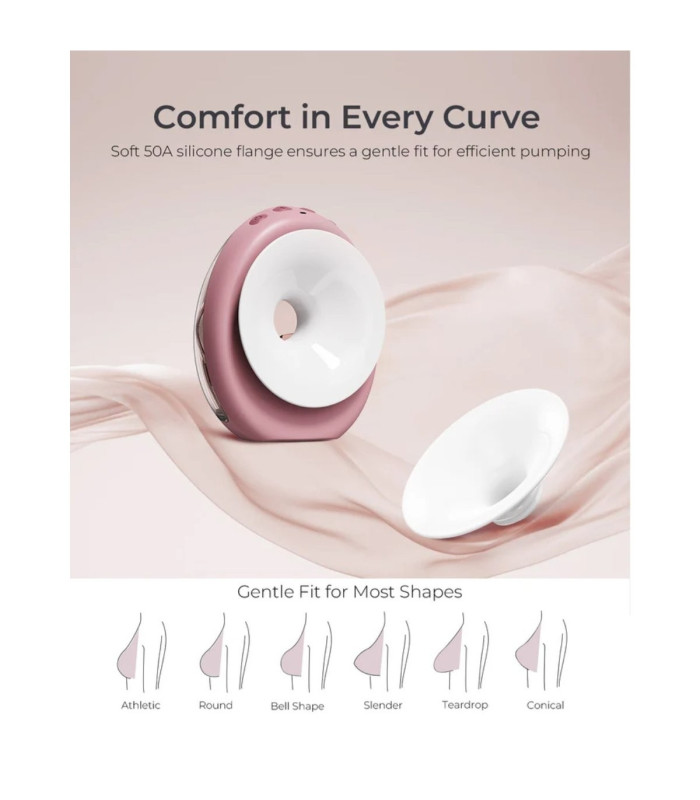 Momcozy Air1 — Sacaleches doble ultraslim