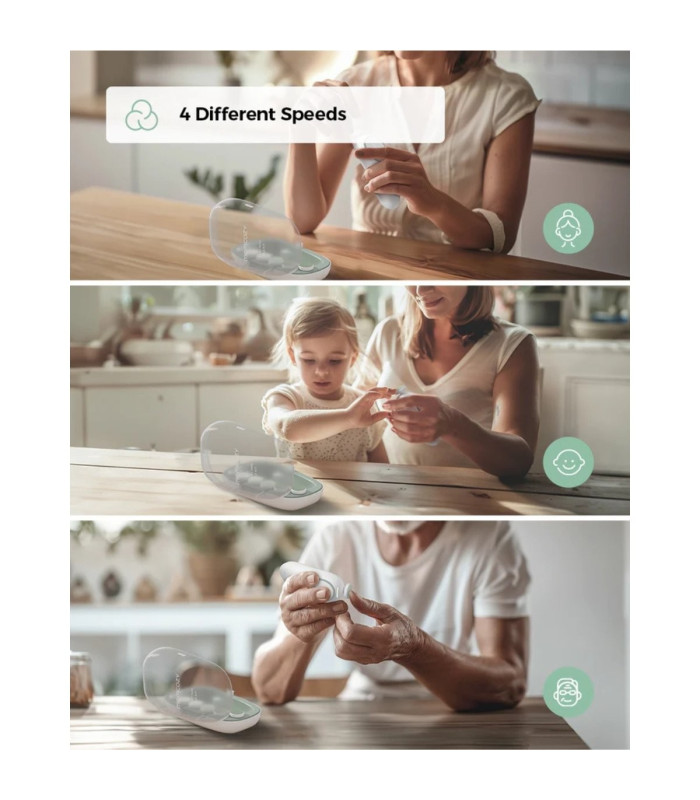 Momcozy Lima Eléctrica Uñas Bebé