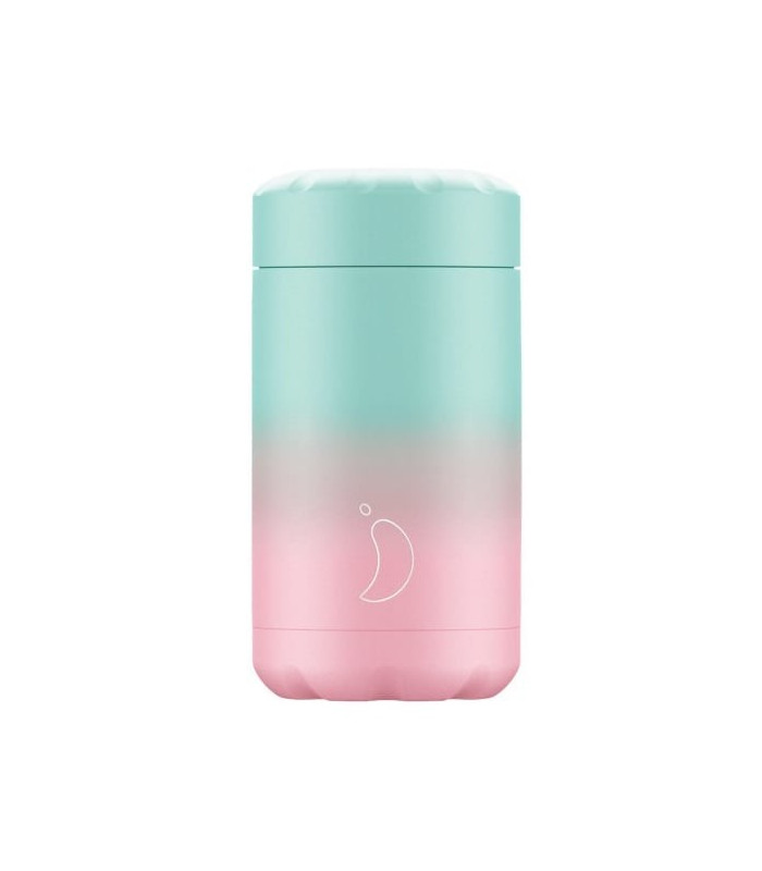 Termo De Solidos Gradient Pastel Menta & Rosa 500Ml.