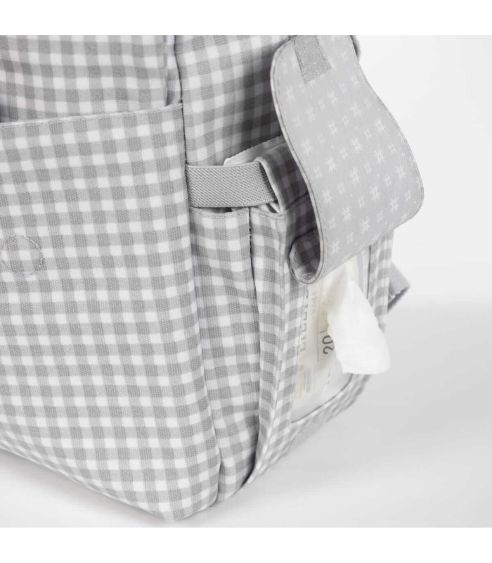 Mochila I Love Vichy Gris
