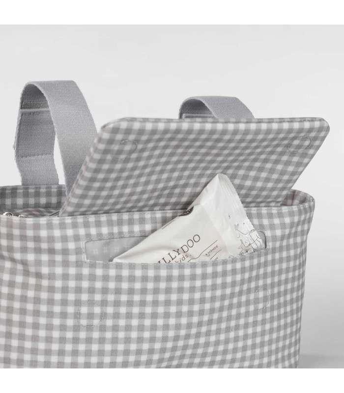Bolso Organizador I Love Vichy Gris
