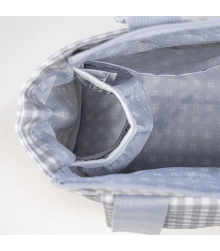 Bolso Organizador I Love Vichy Gris