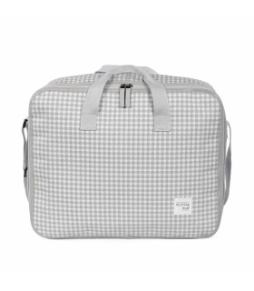 Maleta maternidad I Love Vichy Gris Walking Mum