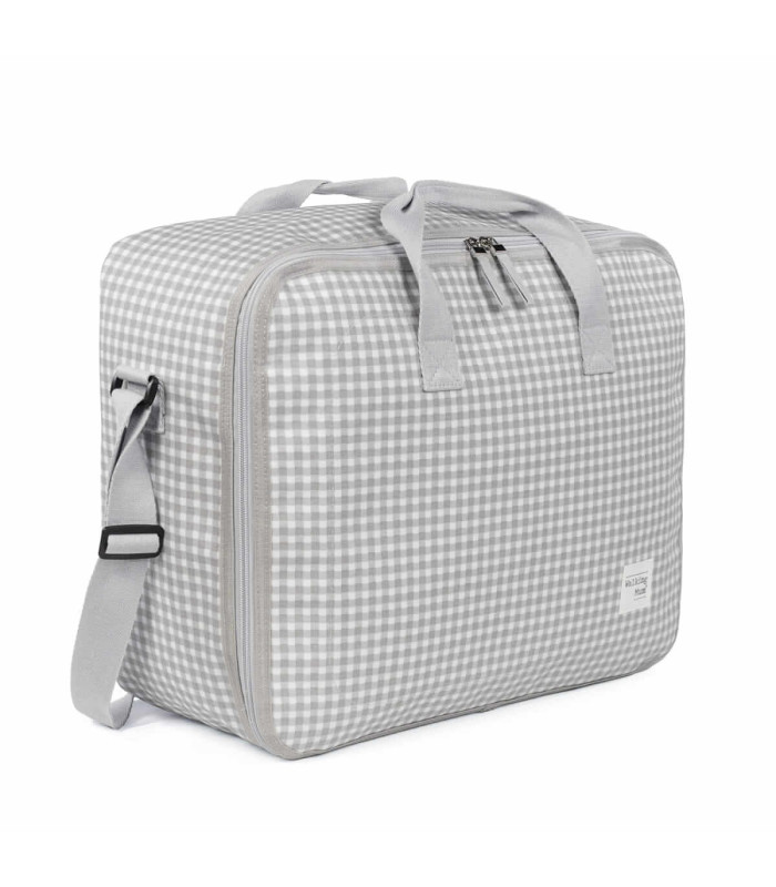 Maleta I Love Vichy Gris