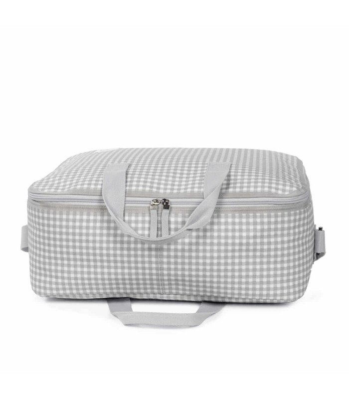 Maleta I Love Vichy Gris