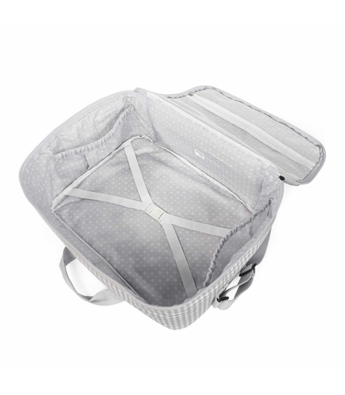 Maleta I Love Vichy Gris