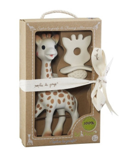 Sophie la girafe + Chupete SOPURE 100% hevea natural