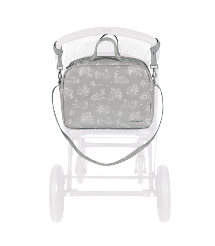 Bolsa Canastilla Toile de Jouy