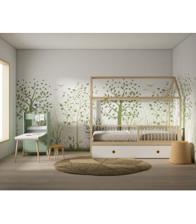 Cama Nido Casita 190x90 Ros