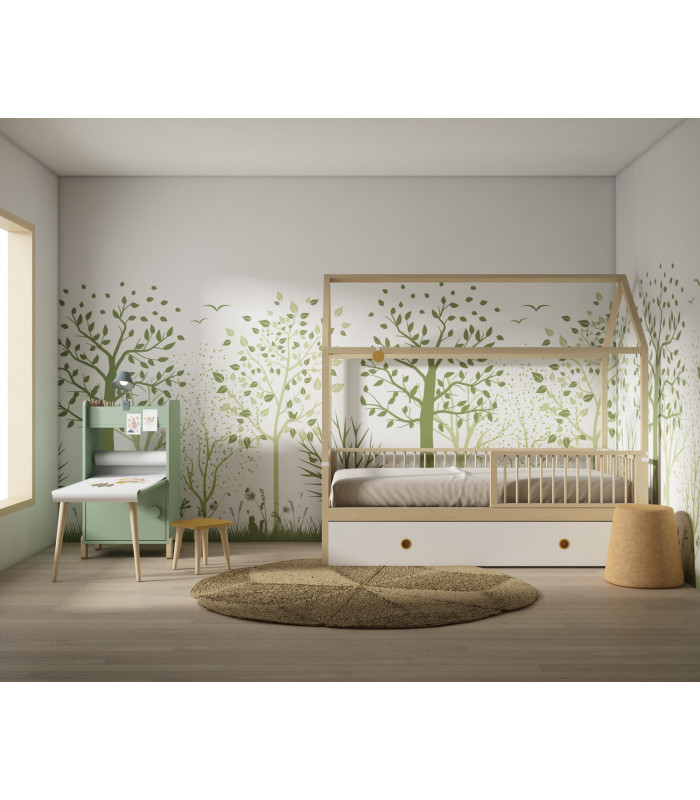 Cama Nido Casita 190x90 Ros