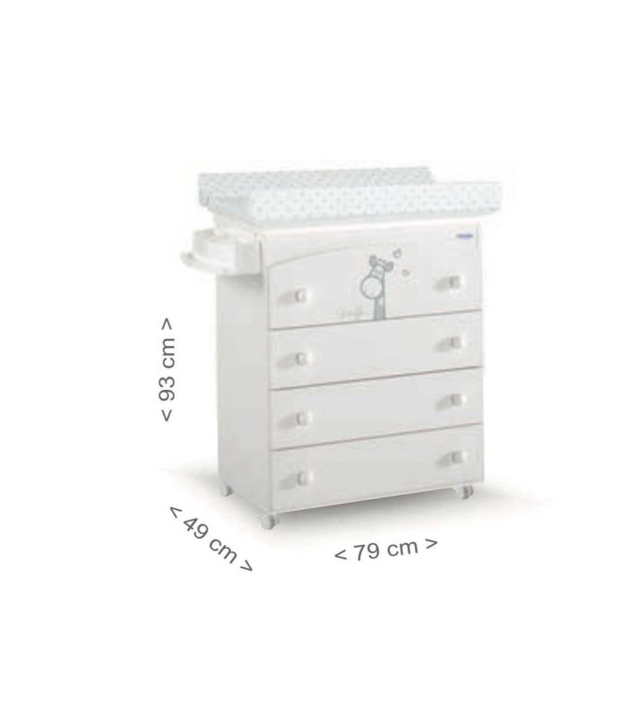 Bañera B-970* Sabana Blanco Estrellas Gris