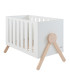 Cuna De 120 X 60 Con Relax System Swing Blanco/Madera