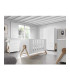 Cuna De 120 X 60 Con Relax System Swing Blanco/Madera