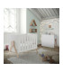 Cuna De 120 X 60 Con Relax System Swing Blanco/Madera