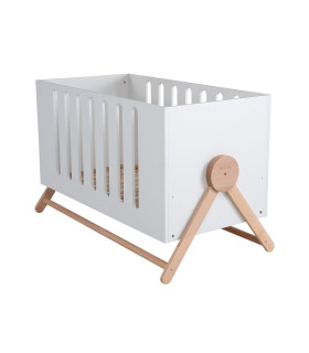 Cuna De 140 X 70 Bed Swing Blanco/Madera