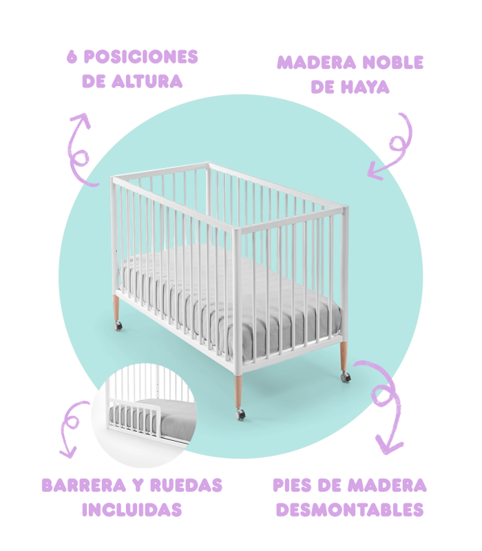Cuna Montessori Cotinfant Tesori 120x60