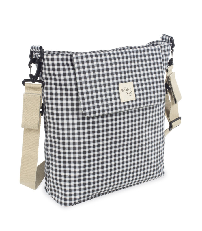 Bolsa Canastilla I Love Vichy Negro