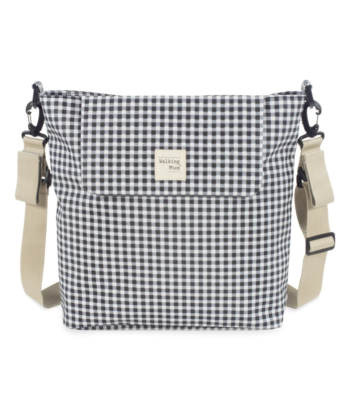 Bolsa Canastilla I Love Vichy Negro