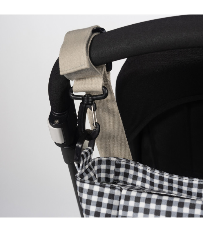 Bolsa Canastilla I Love Vichy Negro