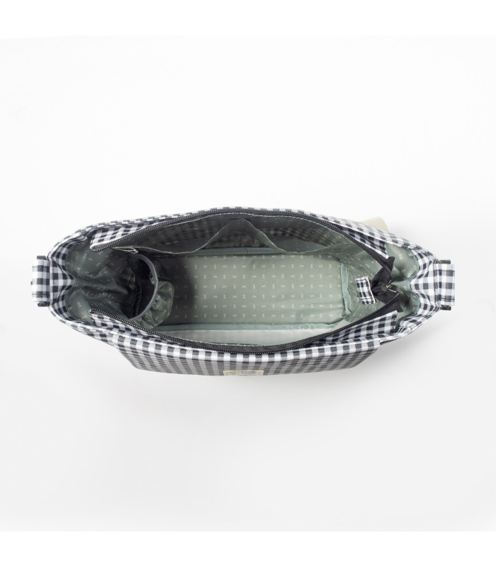 Bolsa Canastilla I Love Vichy Negro