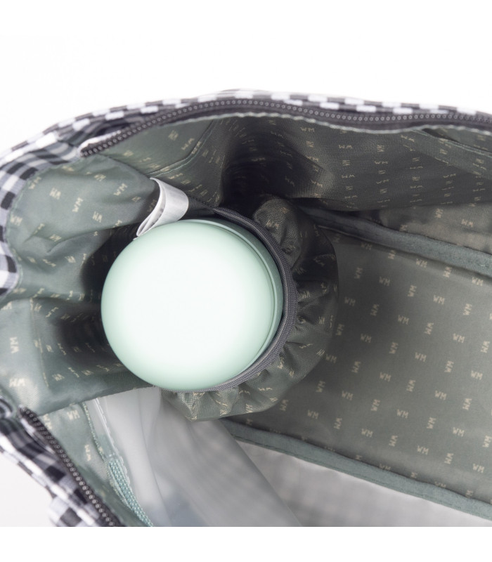 Bolsa Canastilla I Love Vichy Negro