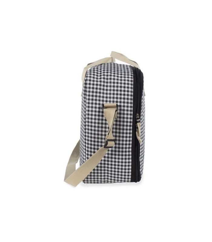 Maleta I Love Vichy Negro