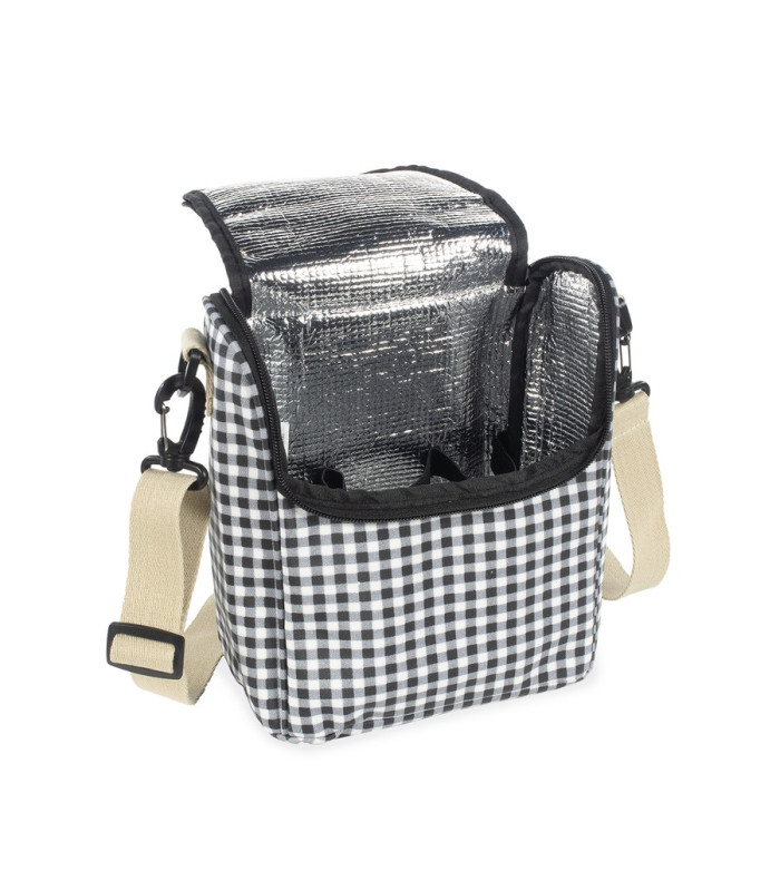 Bolsa Termica Biberones I Love Vichy Negro