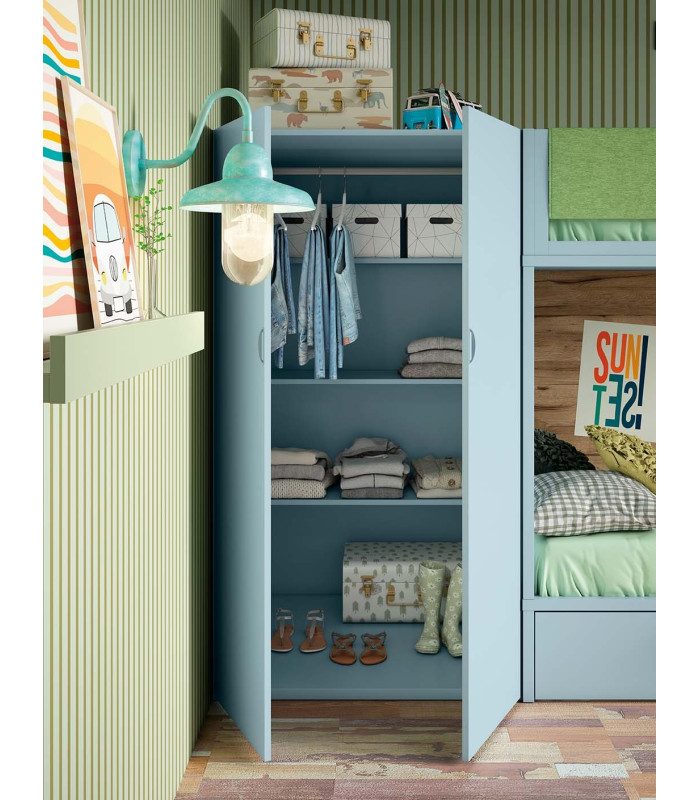 Habitación Litera Juvenil Delulu 45 Ros