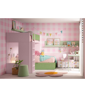 Habitación Litera Juvenil Delulu 47 Ros