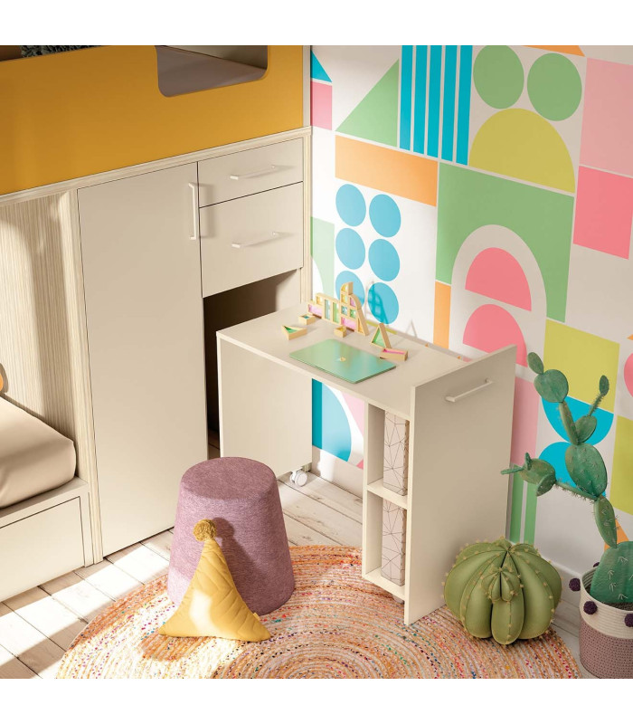 Habitación Litera Juvenil Delulu 55 Ros