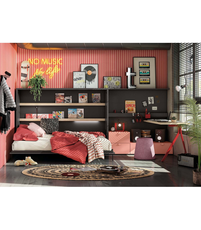 Habitación Abatible Juvenil Delulu 57 Ros