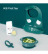 Kit Babero, Bol y Cuchara Silicona verde