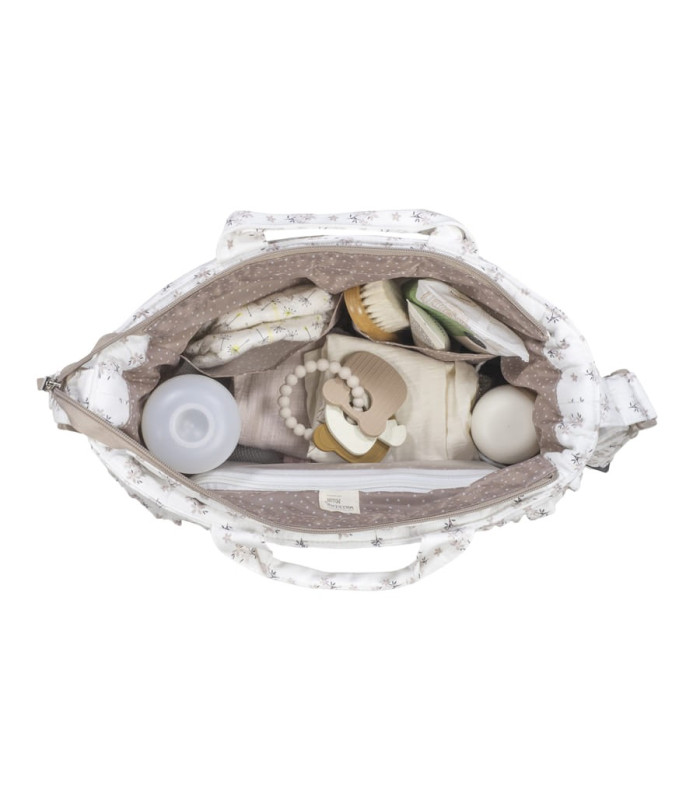 Bolsa Canastilla Botton Flores
