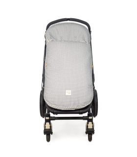 Saco Invierno Love Vichy Gris
