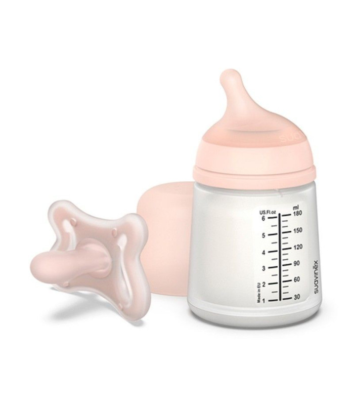 Suavinex Set Inicio Biberón 180ml + Chupete Zero Zero