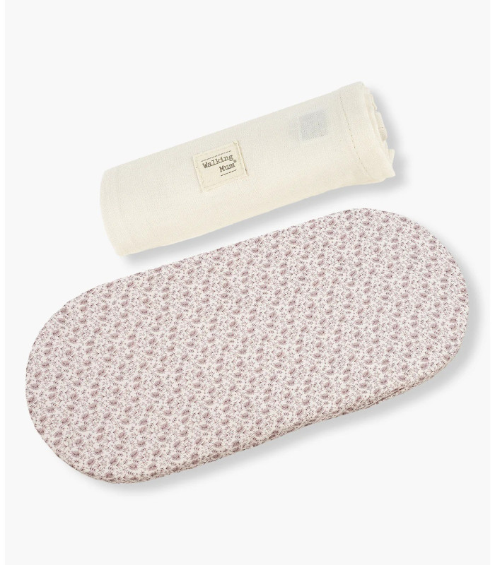 Funda colchon cuco + muselina Gala Cerise