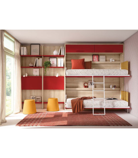 Habitación Abatible Juvenil Delulu 67 Ros