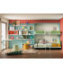 Habitación Litera Abatible Juvenil Delulu 68 Ros