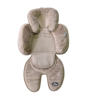 Reductor universal Bo Jungle B-Snooze 3 en 1 beige montado con apoyo de cabeza, cuerpo y piernas