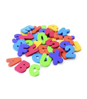 Letras y Números para el baño adherentes, Pack 36 unidades