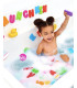 Letras y Números para el baño adherentes, Pack 36 unidades