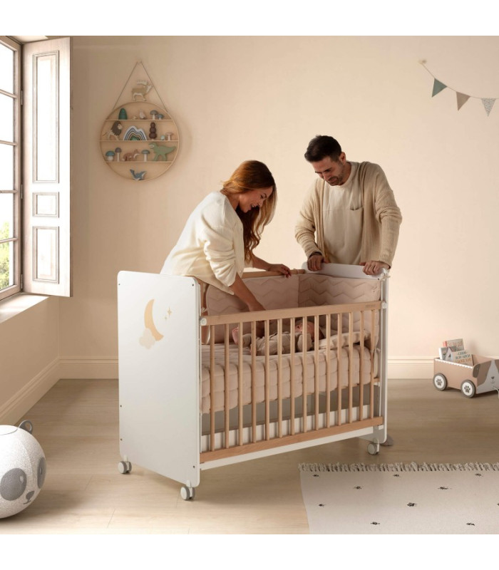 Cuna De 120 X 60 Lupita Blanco/Madera