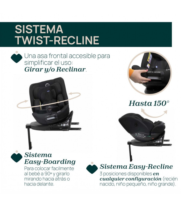 Chicco EverOne i-Size — Silla giratoria 0-12 